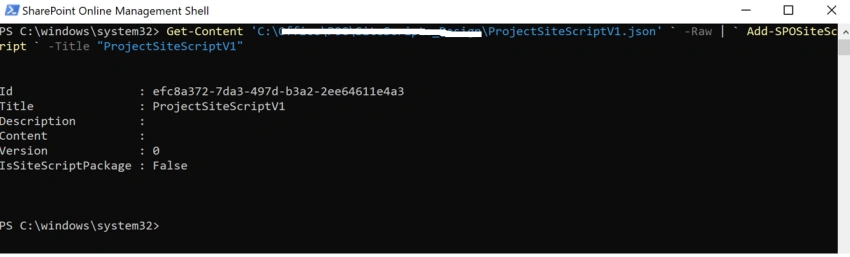 Site Template with SharePoint Online