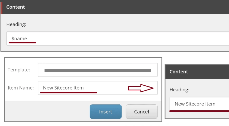 Sitecore Tokens for Standard Values
