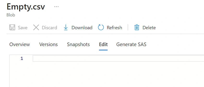 Skip/Notify Processing of Empty files via Azure Data Factory/Synapse