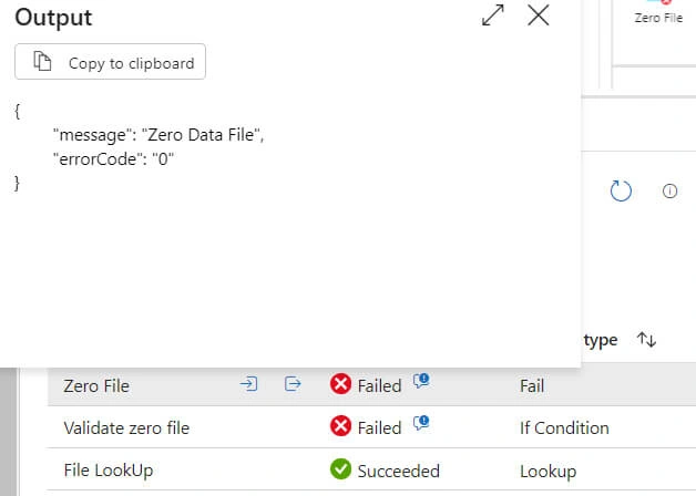 Skip/Notify Processing of Empty files via Azure Data Factory/Synapse