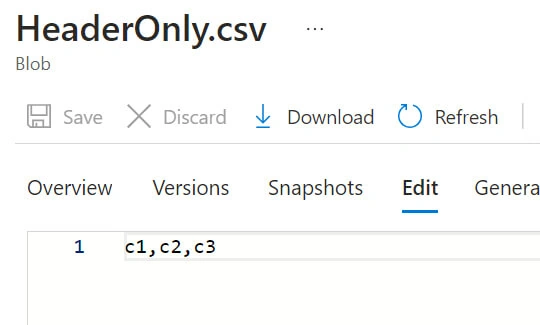 Skip/Notify Processing of Empty files via Azure Data Factory/Synapse