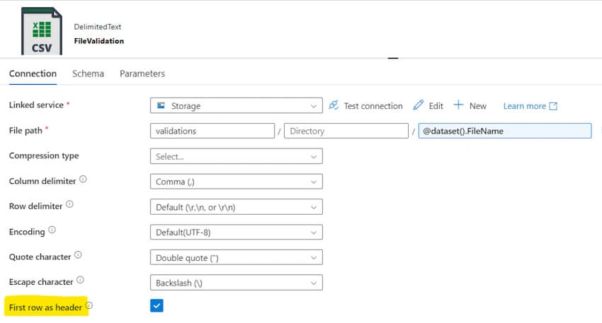 Skip/Notify Processing of Empty files via Azure Data Factory/Synapse