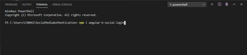 Social Media Authentication In Angular
