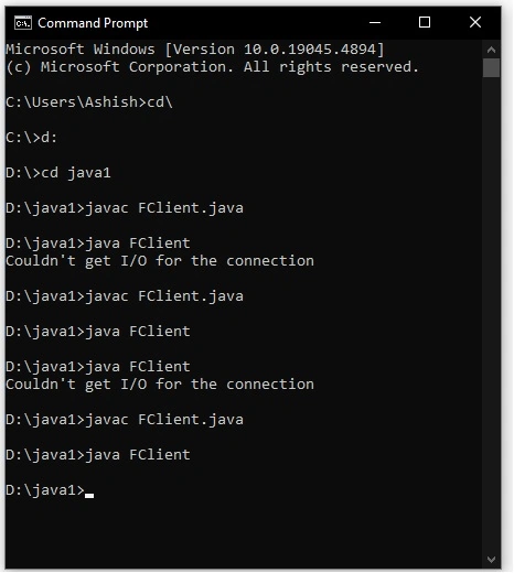 Command prompt