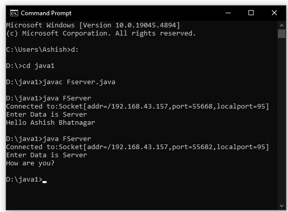 Command prompt