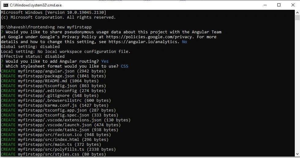 Angular CLI MODULE_NOT_FOUND Error