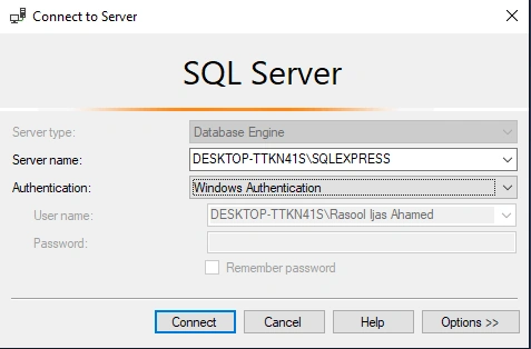 Login failed for user 'sa'. Microsoft SQL Server, Error 18456