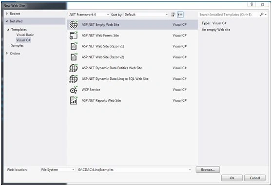 ASP.NET website project