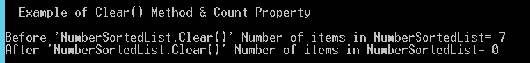 SortedList - C#