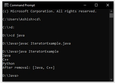 Command prompt