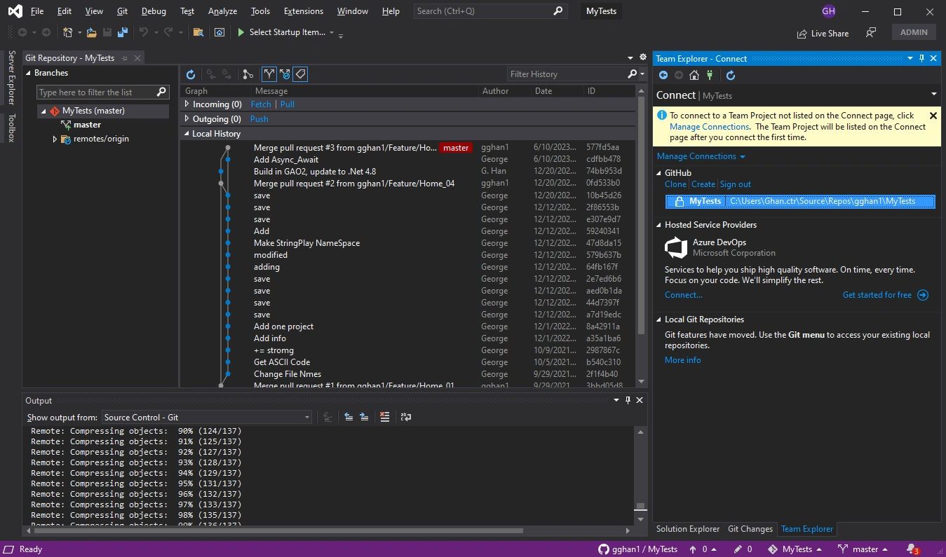 GitHub Extersion for Visual Studio,