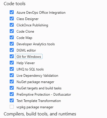 Visual Studio Extensions and installation