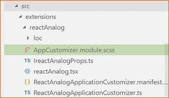 SPFx Application Customizer - An Analog Clock With REACT