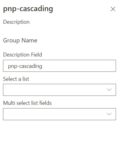 SPFx Cascading Dropdown In Property Pane
