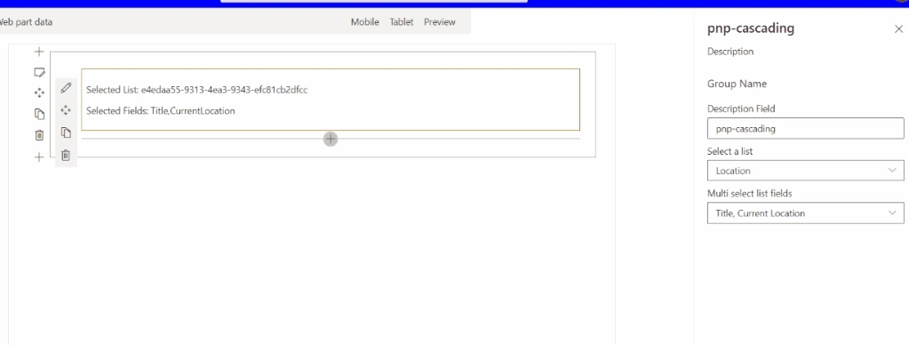 SPFx Cascading Dropdown In Property Pane