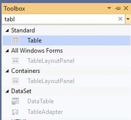 Toolbox tab