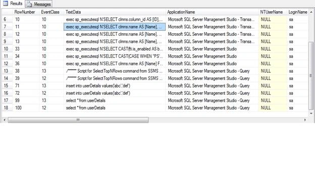 SQL Profiler