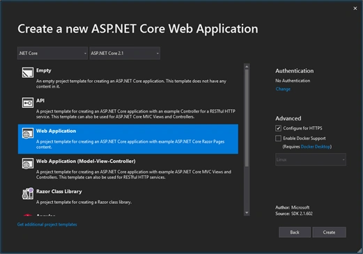 SQL Server And CRUD Operations Using .NET Core 2 And Entity Framework