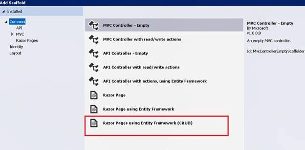 SQL Server And CRUD Operations Using .NET Core 2 And Entity Framework