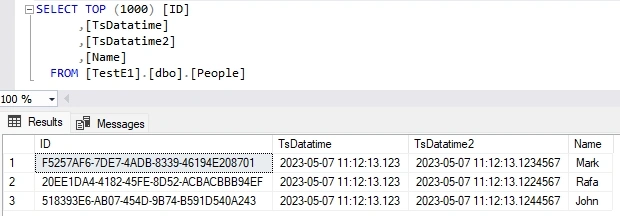 SqlServer & EF7: Using datetime vs datetime2 date type