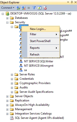 Choose New Login