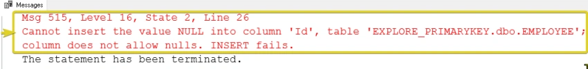 SQL Server Primary Keys