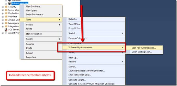 SQL Tips - A Simple Way To Check Vulnerability Status Of Your SQL Server Database