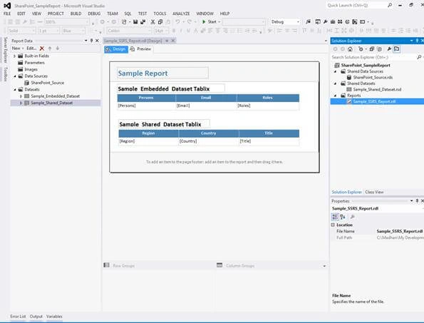 SSRS Manual Deployment And Configuration In SharePoint