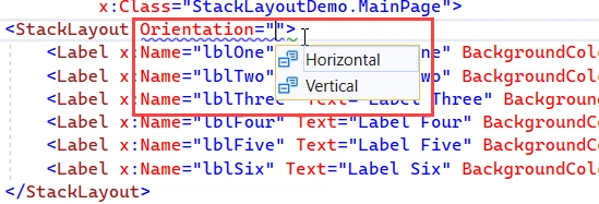 StackLayout