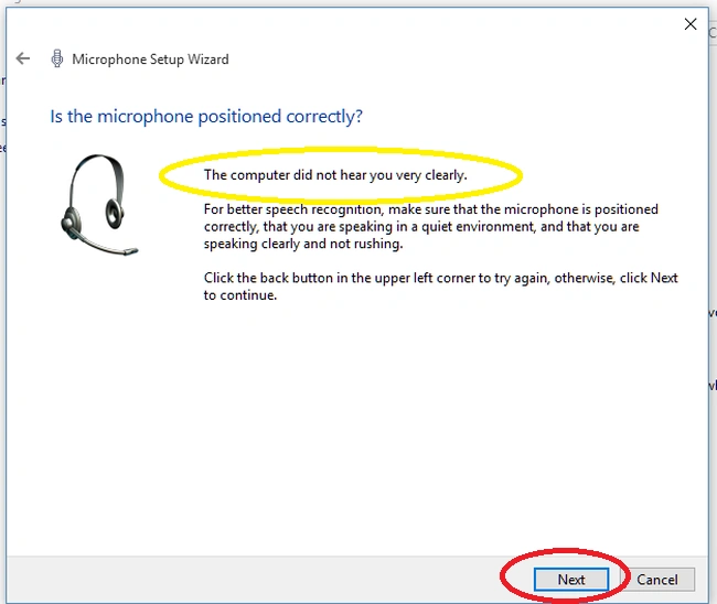 Set Microphone Possition