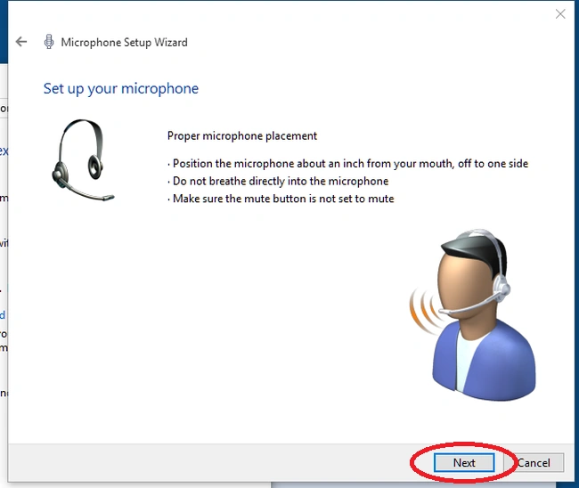 SetUp Microphone