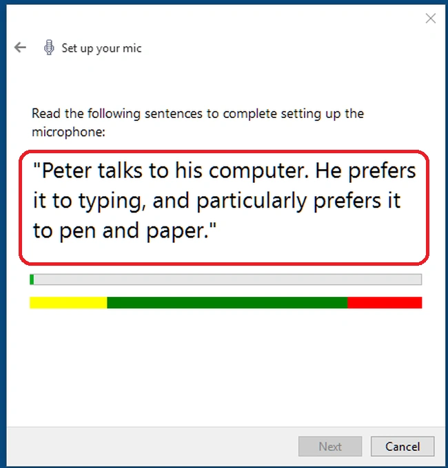 Speech text