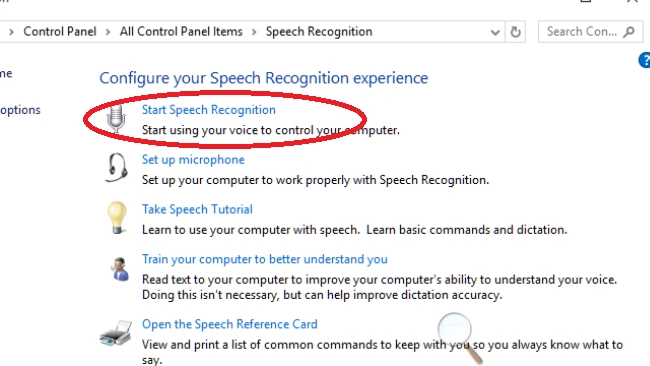 Start Speech
