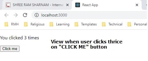 State and Hooks in ReactJS