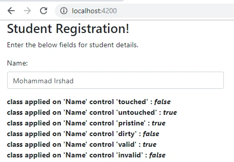 State And Validation Tracking In Angular