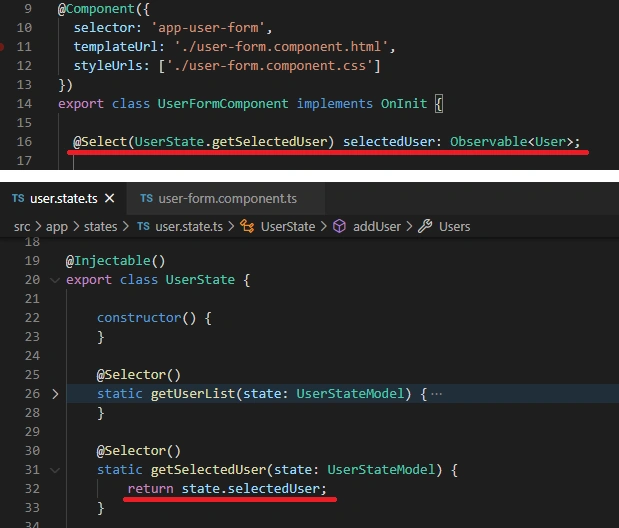 State management in angular with NGXS