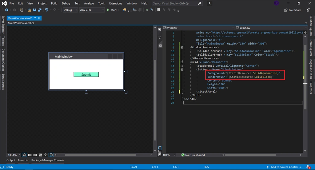 Static And Dynamic Resources In WPF