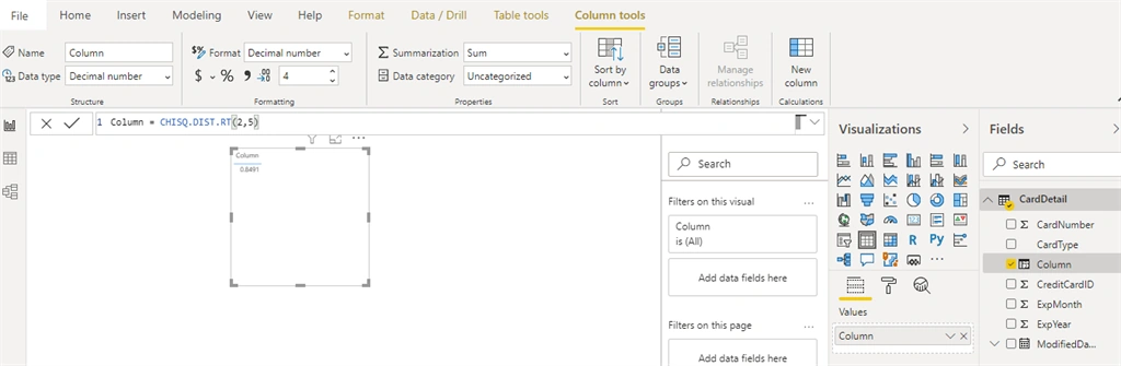 Statistical Functions in Power BI