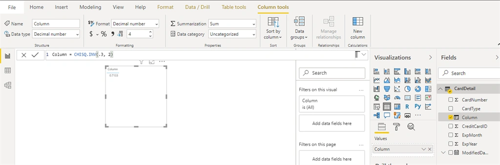 Statistical Functions in Power BI