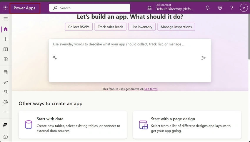 Canvas app