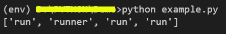LemmatizationCodeExample