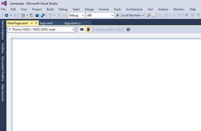 Designer Window Loading