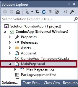 Solution Explorer