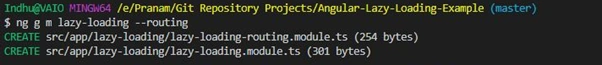 Step by step guide to implement Lazy Loading in an Angular Project