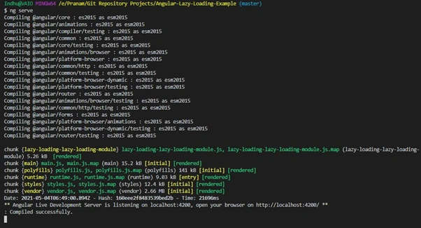 Lazy Loading in Angular