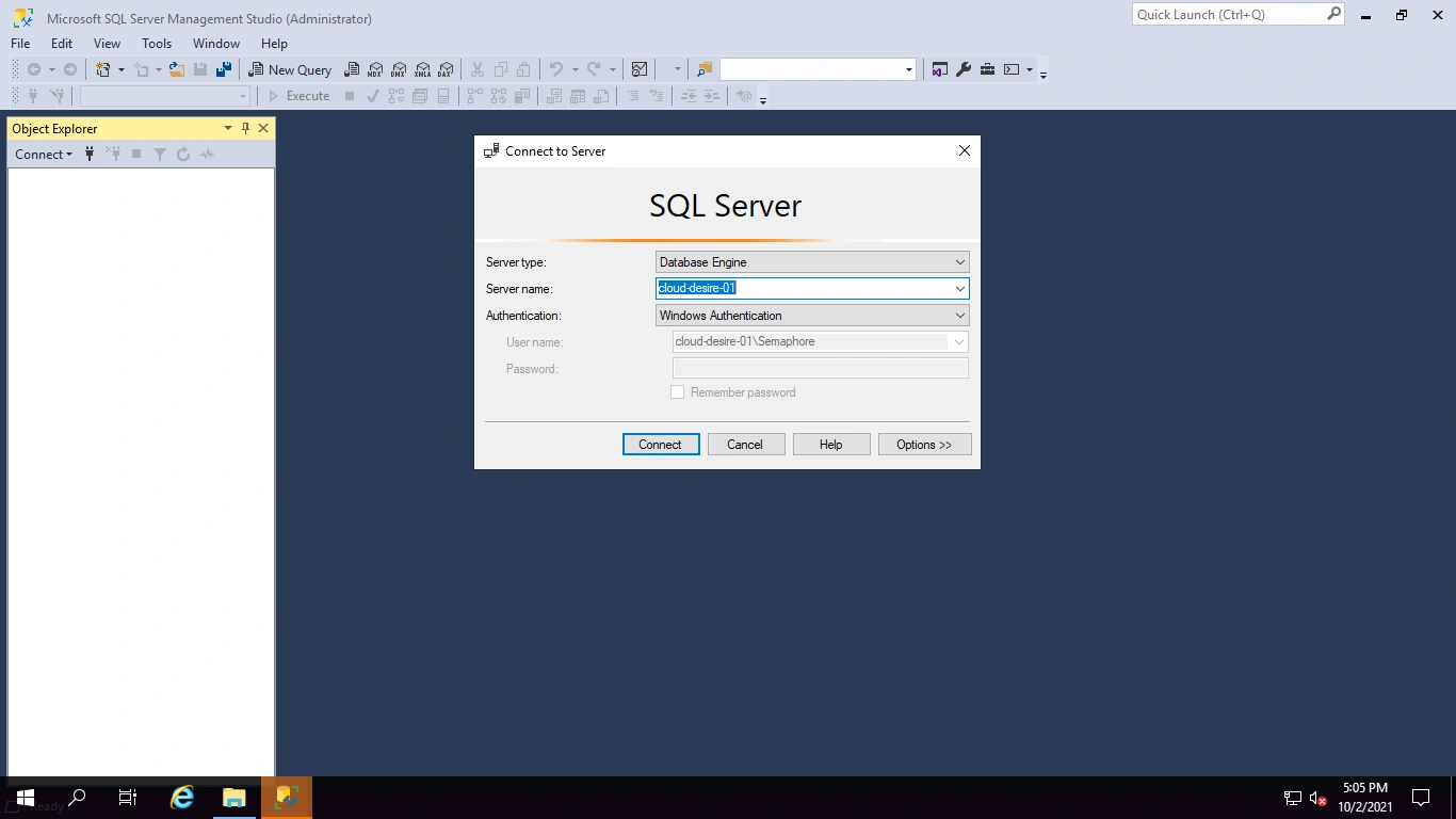 Connect SQL Server