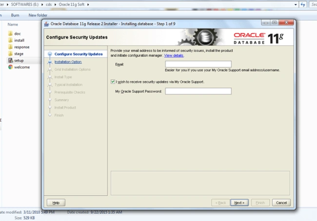 Step by step installation of oracle 11g on windows 7 (64bit)