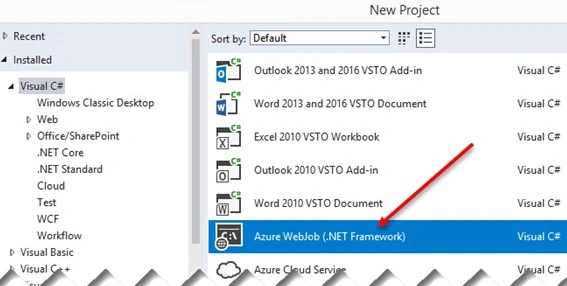 Azure web job