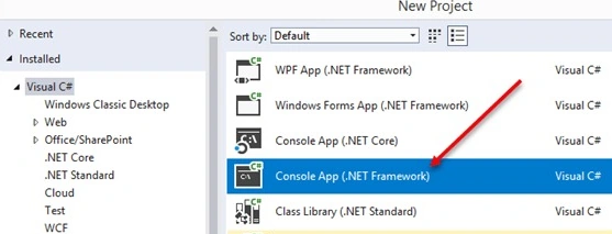 Console app