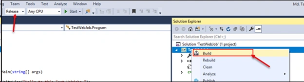Step By Step Procedure To Deploy Azure Web Job